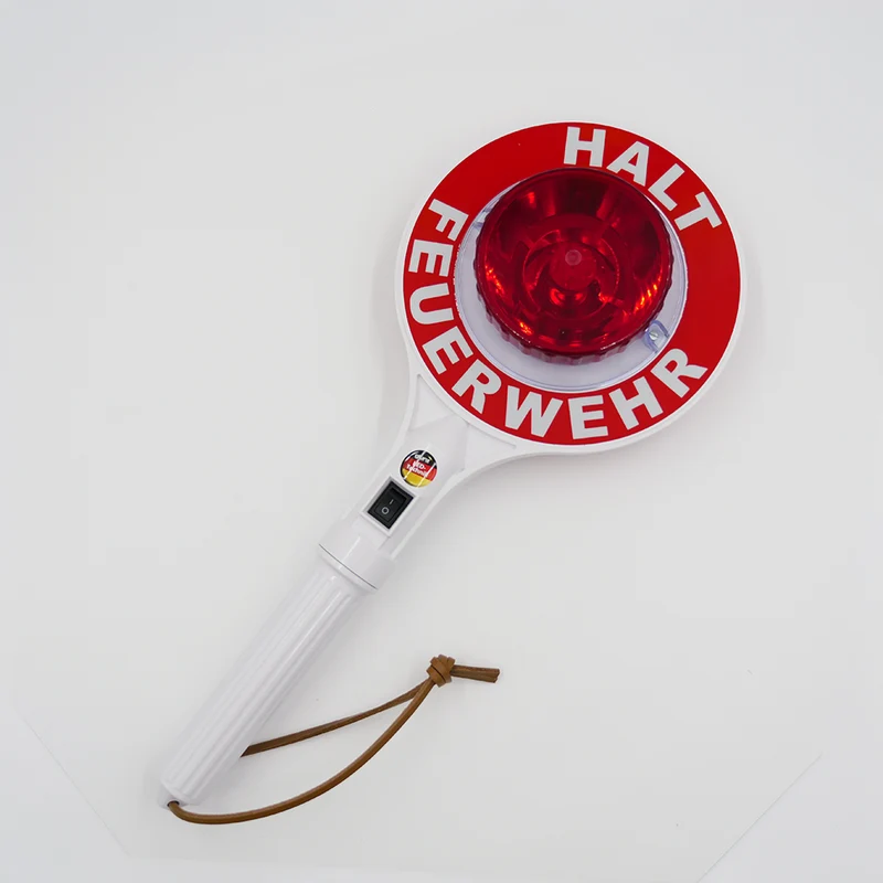 Anhaltestab lang, beidseitig beleuchtet, Halt Feuerwehr, LED