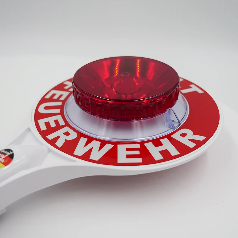Anhaltestab lang, beidseitig beleuchtet, Halt Feuerwehr, LED