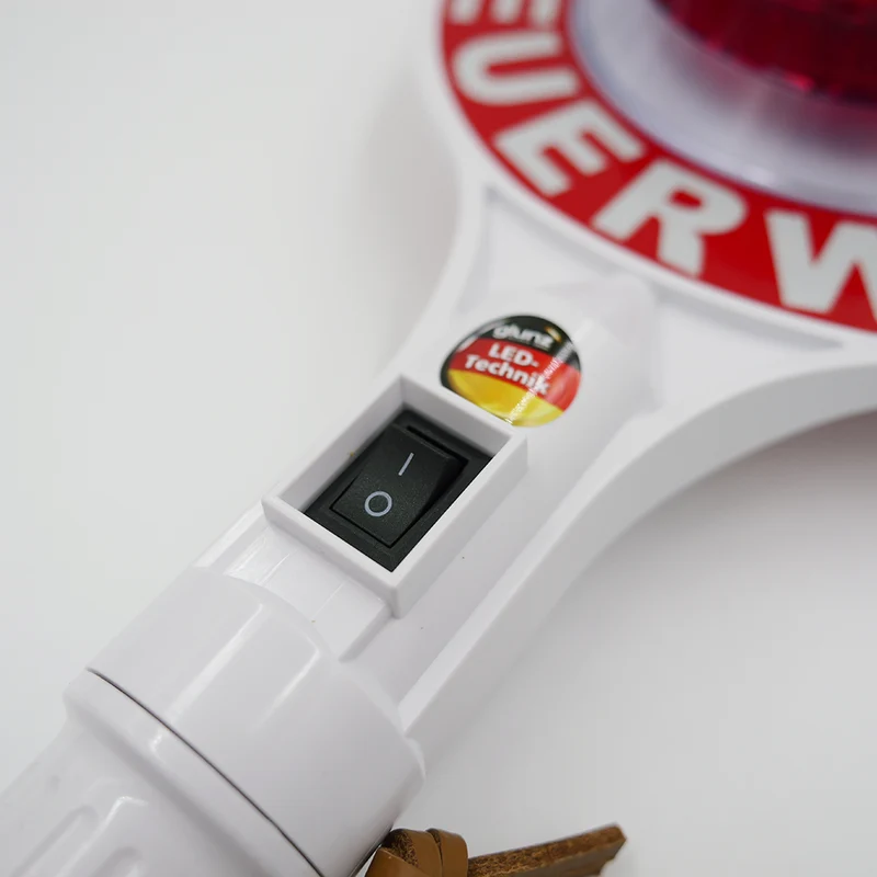 Anhaltestab lang, beidseitig beleuchtet, Halt Feuerwehr, LED