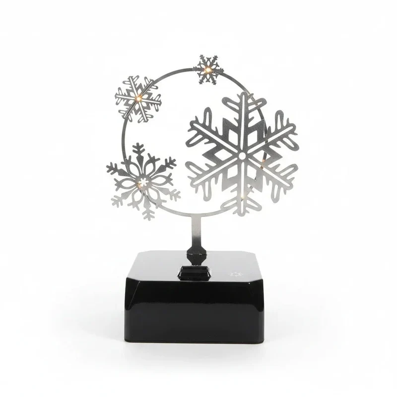 Sompex Shadow Schneeflocken – LED-Schattenlampe mit Akku, kabellos & dimmbar, 13 cm