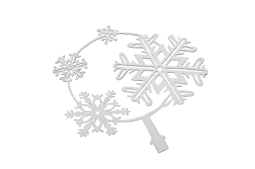 Sompex Shadow Schneeflocken – LED-Schattenlampe mit Akku, kabellos & dimmbar, 13 cm