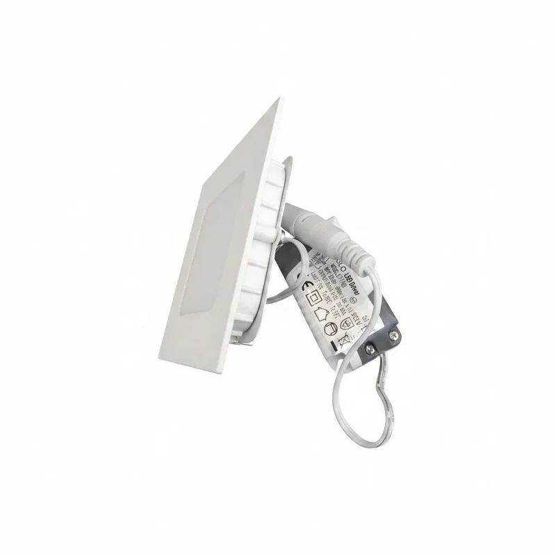 EGLO TINUS 1, Fueva 1, LED Einbaustrahler 2,7 W – Slim Panel 85×85 mm Weiß