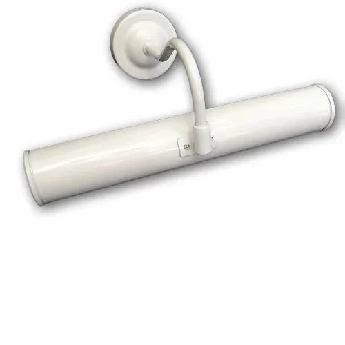 Bilderleuchte & Spiegellampe Morrison weiß – Retro Wandlampe 2× E14 – verstellbar