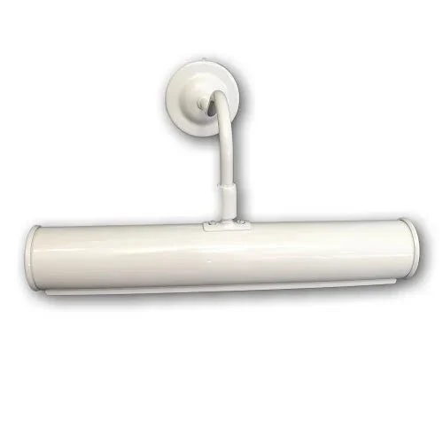 Bilderleuchte & Spiegellampe Morrison weiß – Retro Wandlampe 2× E14 – verstellbar