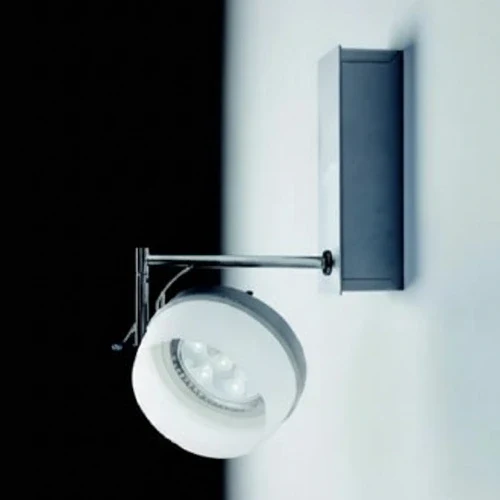 Wand- & Deckenstrahler NOTA W1 – dimmbar – QR111 / AR111 Spot – Design-Strahler 12V – chrom