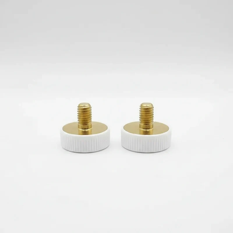 2x Rändelschraube M3 10x9 mm Weiß für Lampenhalter | Paulmann