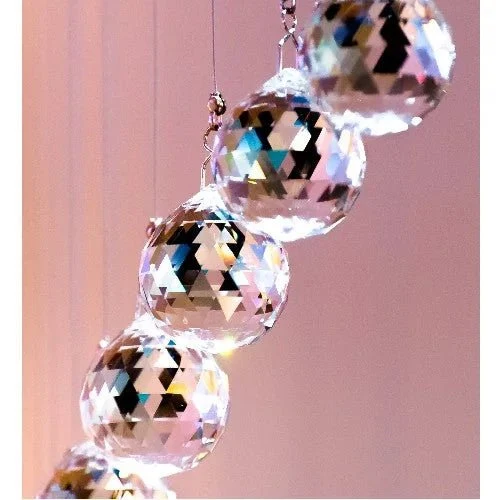 Kristall Hängeleuchte mit STRASS® Swarovski® Elements – Chrom Ø 40 cm