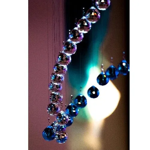 Kristall Hängeleuchte mit STRASS® Swarovski® Elements – Chrom Ø 40 cm