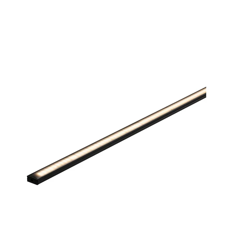 LED Strip Profil Base Schwarzer 2m Diffusor