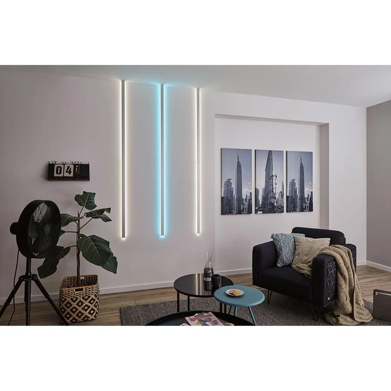 LED Strip Profil Duo 1m Alu-Eloxiert