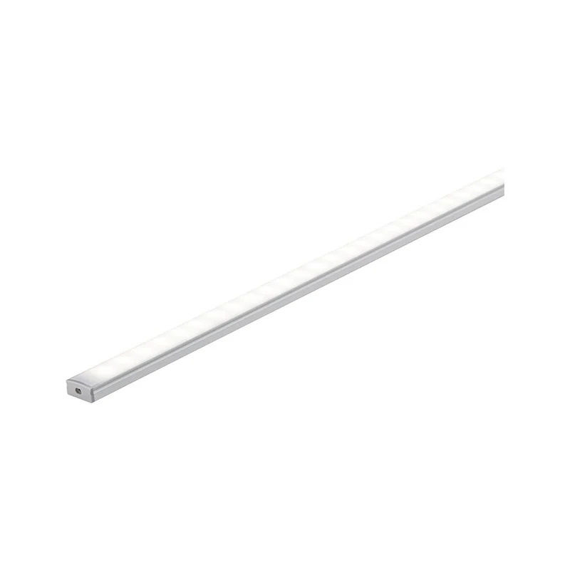 LED Strip Profil Base 1m Weißer Diffusor Alu, Satin