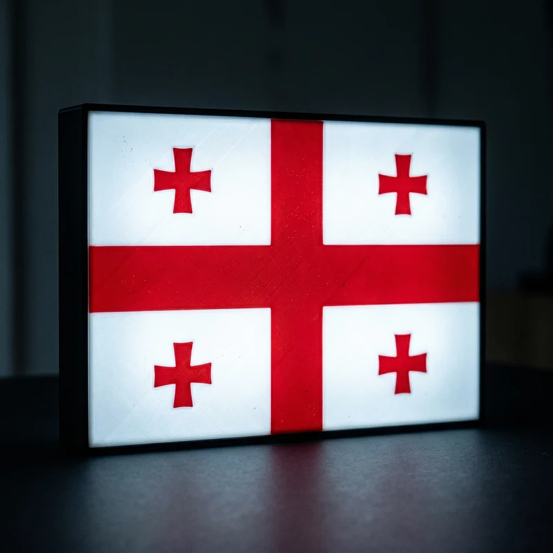 Georgien Flagge Lampe
