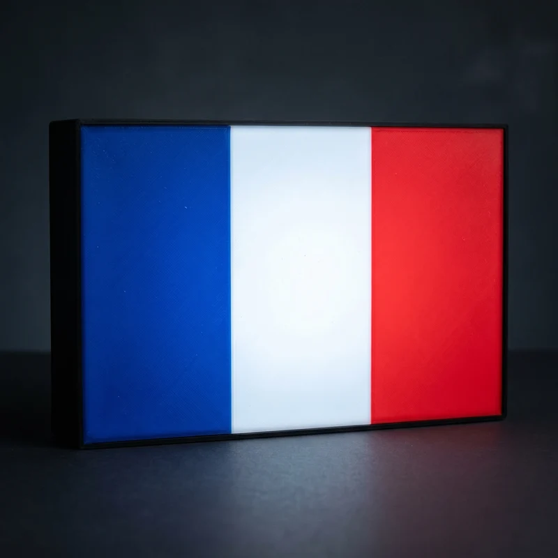 Frankreich Flagge Lampe