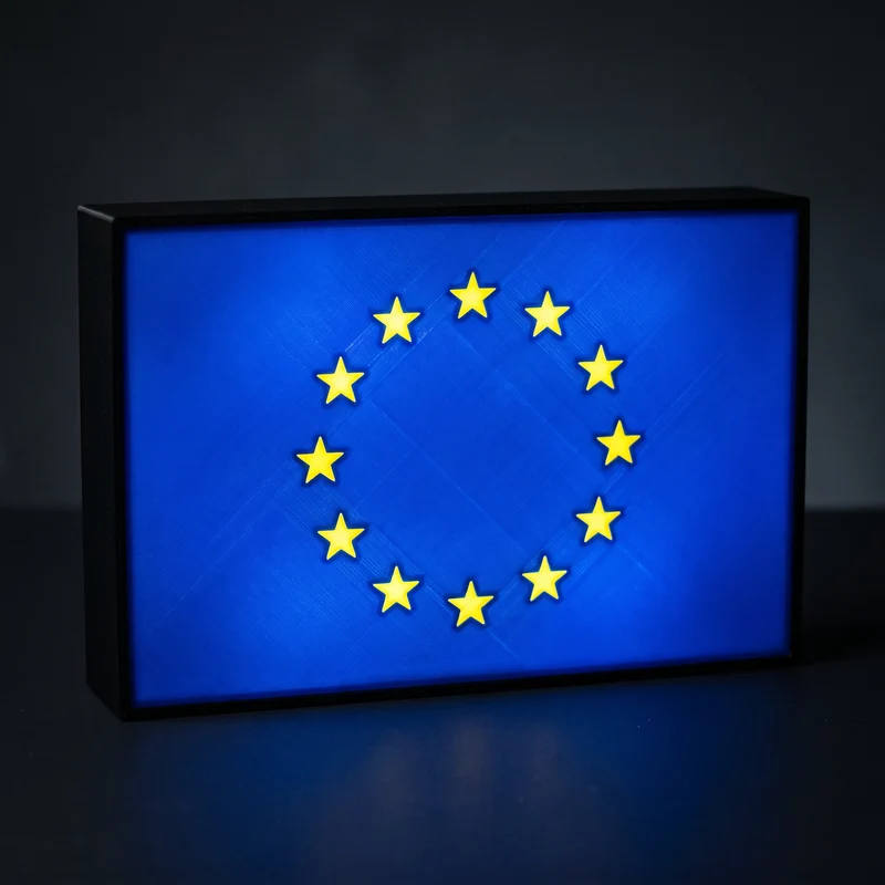 Europa Flagge Lampe