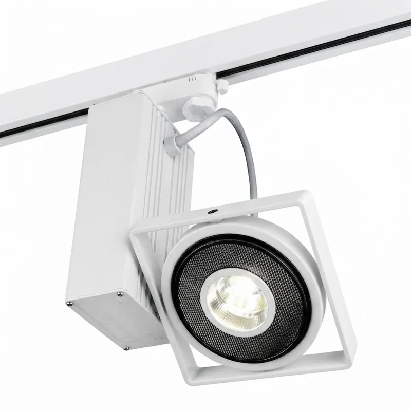 LED 3-Phasen Strahler Axolute 1 weiß – 30W – 3000K – Made in Italy