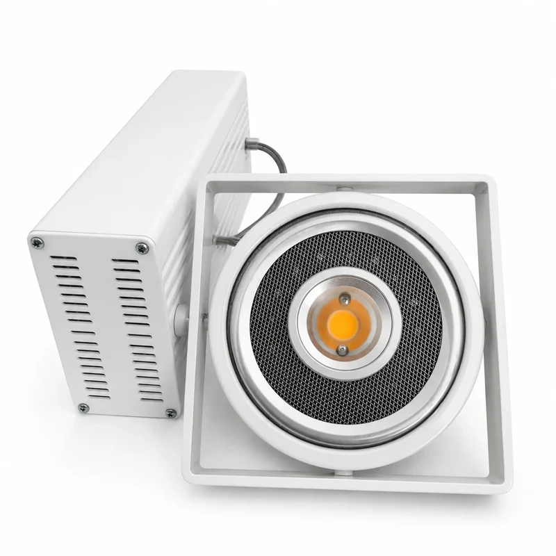 LED 3-Phasen Strahler Axolute 1 weiß – 30W – 3000K – Made in Italy
