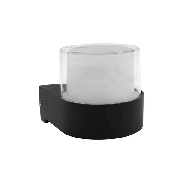 7W Modern Schwarz und Weiß 3000K LED IP54 Wandleuchte~2567