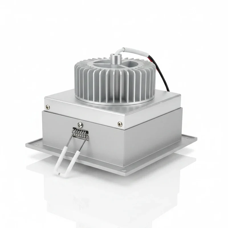 20W LED Downlight eckig – dimmbar, warmweiß, 230V, inkl. Treiber