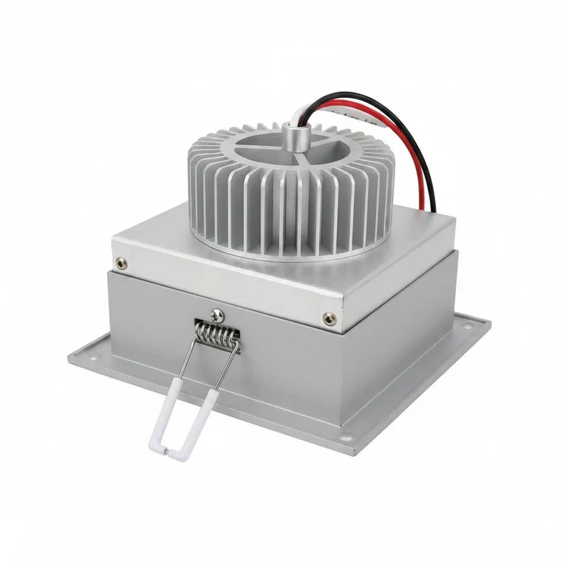 20 W LED Downlight eckig – dimmbar, weißes Licht, 230 V