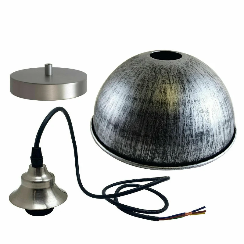 lidsone.comckenleuchte Silber 21cm E27 Pendelleuchte ~2158