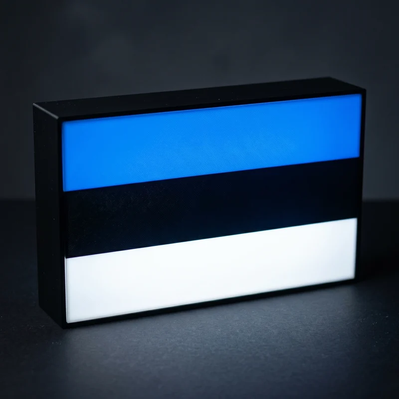 Estland Flagge Lampe