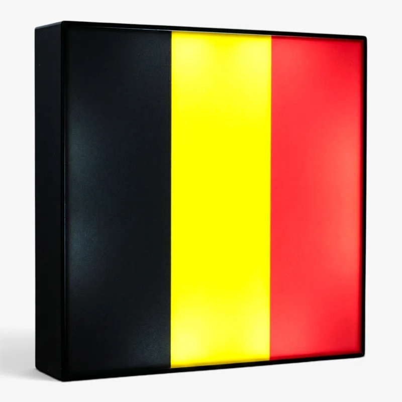 Belgien Flagge Lampe
