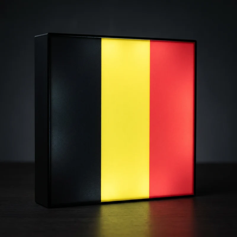 Belgien Flagge Lampe