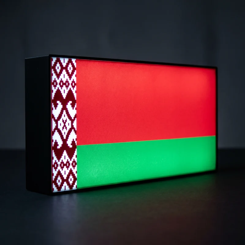 Belarus Flagge Lampe