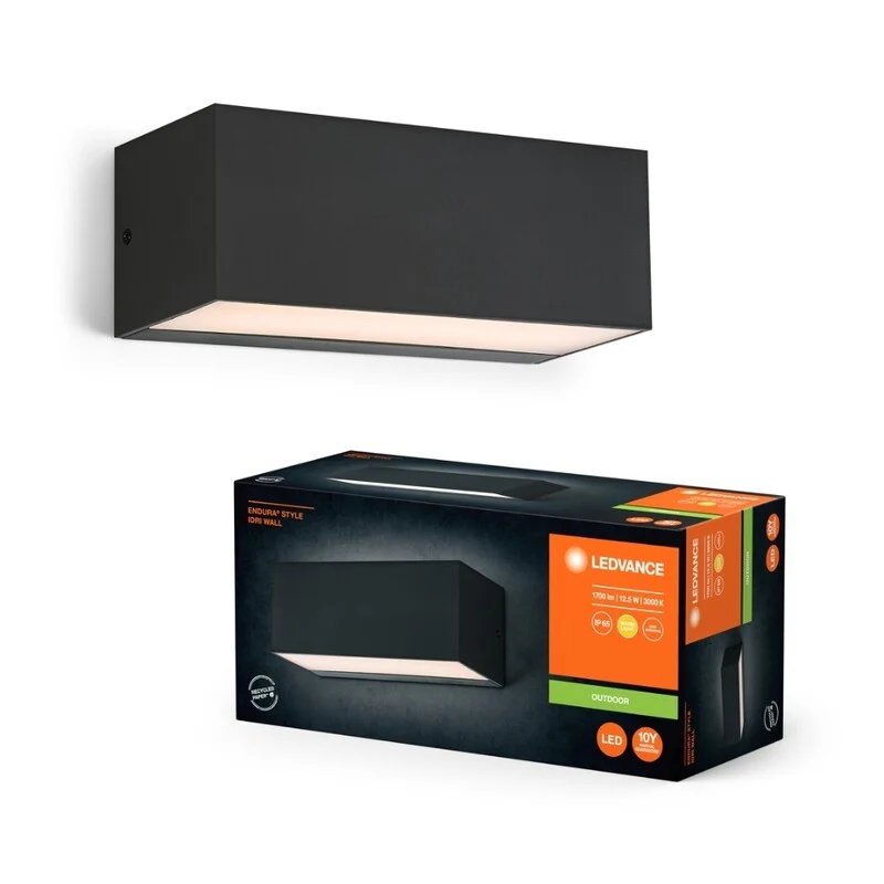 B-Ware OSRAM Außenlampe Wandleuchte ENDURA STYLE IDRI LED Gartenlampe dunkelgrau IP65