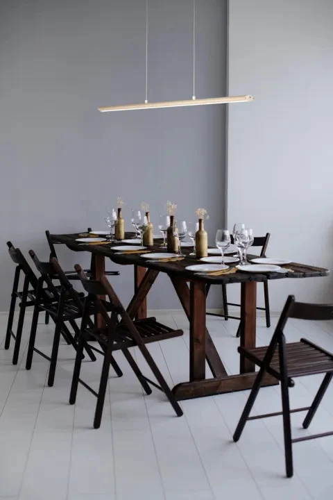 B-Ware FISCHER & HONSEL Pendelleuchte Hängeleuchte Borena LED Lampe sandfarben
