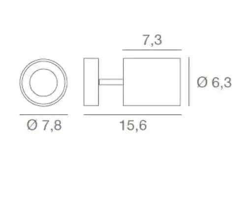 LED Außen Wandleuchte Mosca 3000K