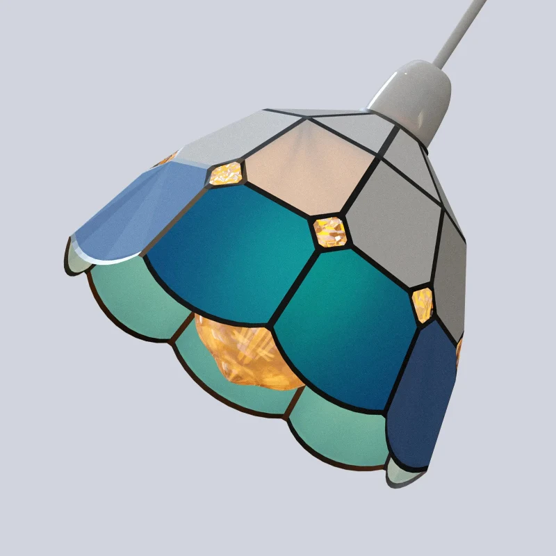 Bunte lampenschirme | glas | Ø 16cm | tiffany lampe~2747