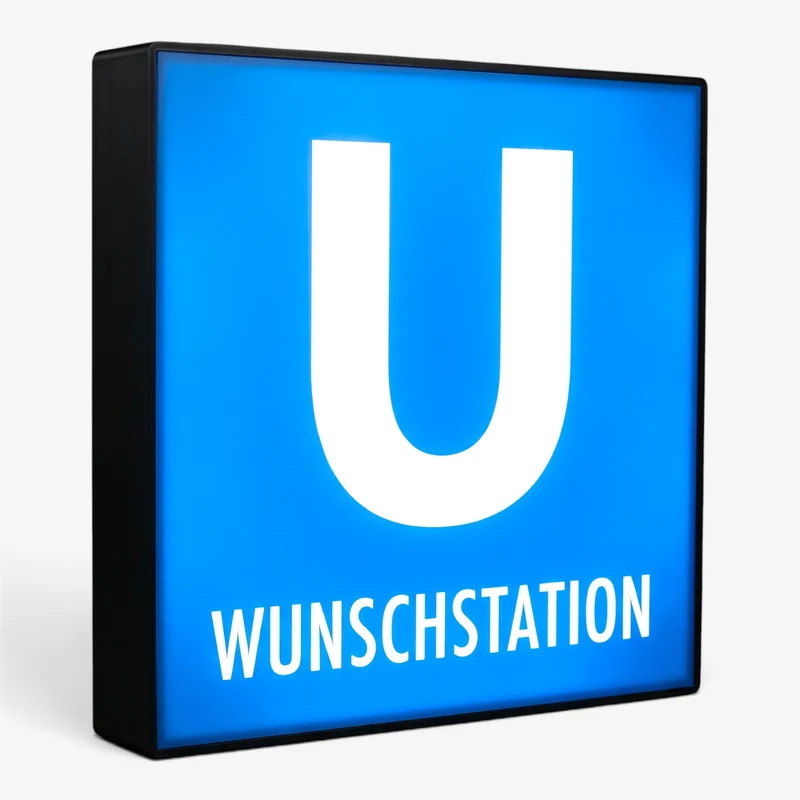 Deine U-Bahn Station als Lampe
