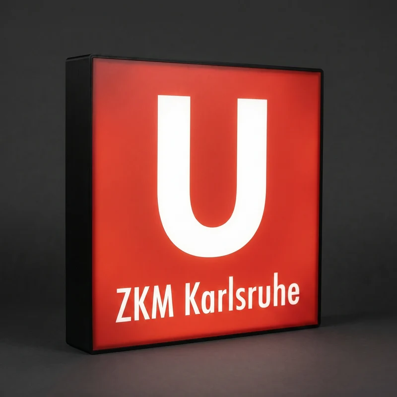 Deine U-Bahn Station als Lampe