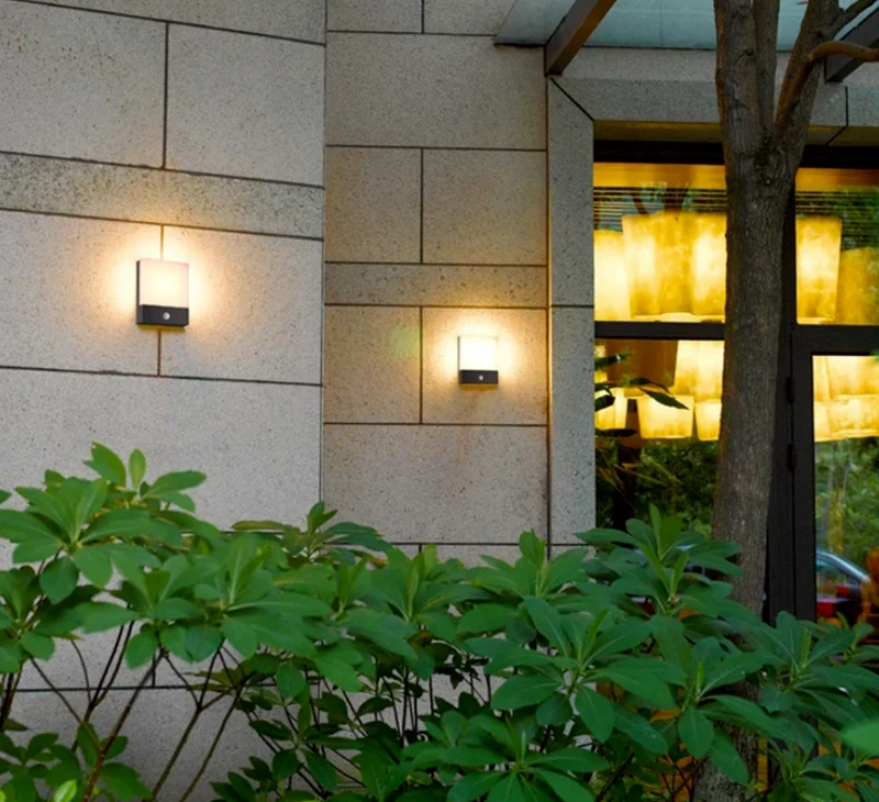 Elegante LED Außenleuchte | Anthrazit Sensor~2564