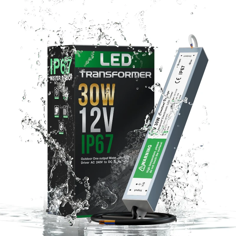 DC12V IP67 30W Wasserdichter LED Treiber Netzteil transformator~1097