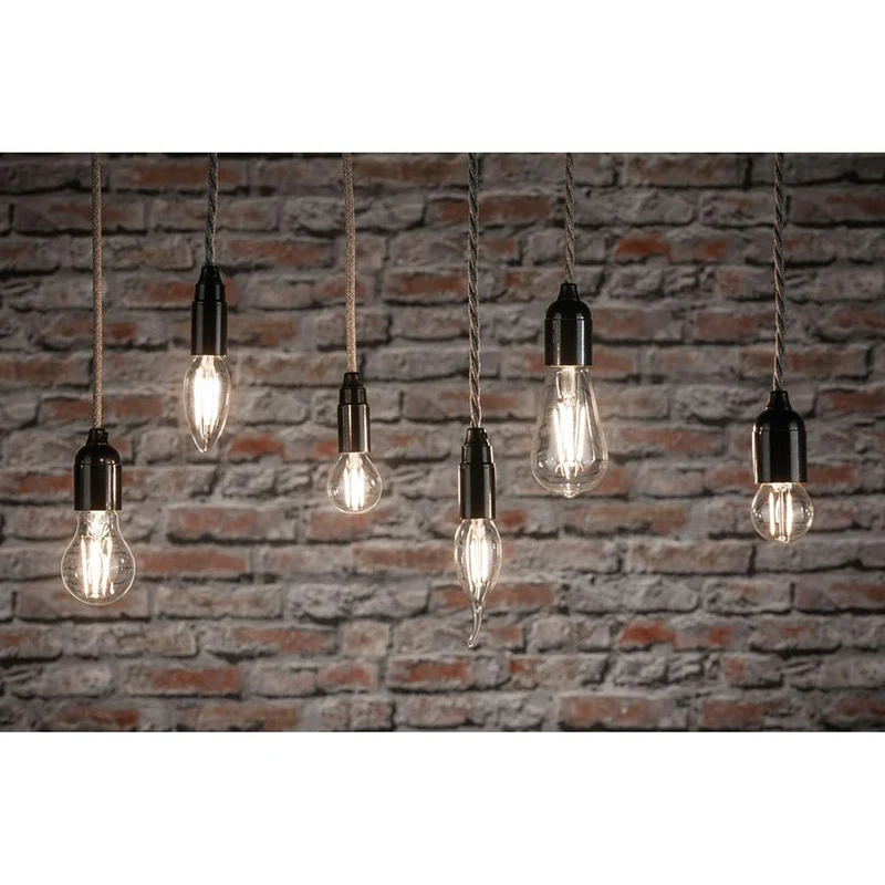 E14 2,6W LED Tropfen 2700K Filament Klar