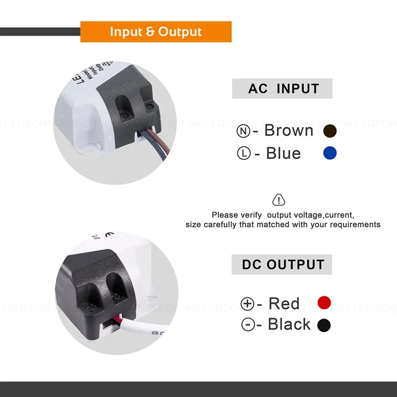 LED und Treiber 4-7W, DC12-25 V Konstantstrom 300 mA ~2429