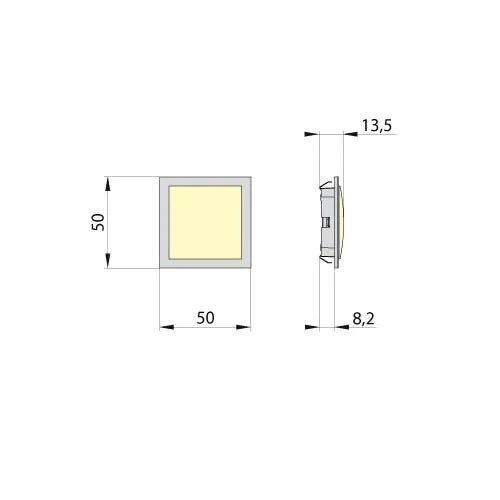 3er Set LED Möbeleinbauleuchten UNILUM13 – 12 V, ultra-flach, chrom/satin