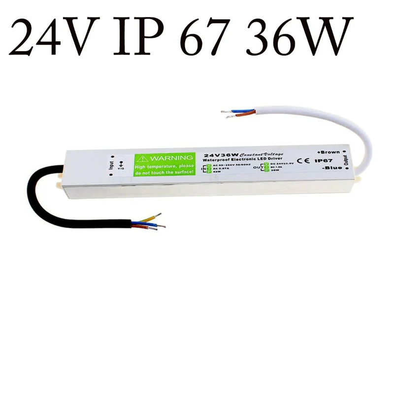 36W LED Netzteil 24V IP67 Wasserdicht Treiber ~2420