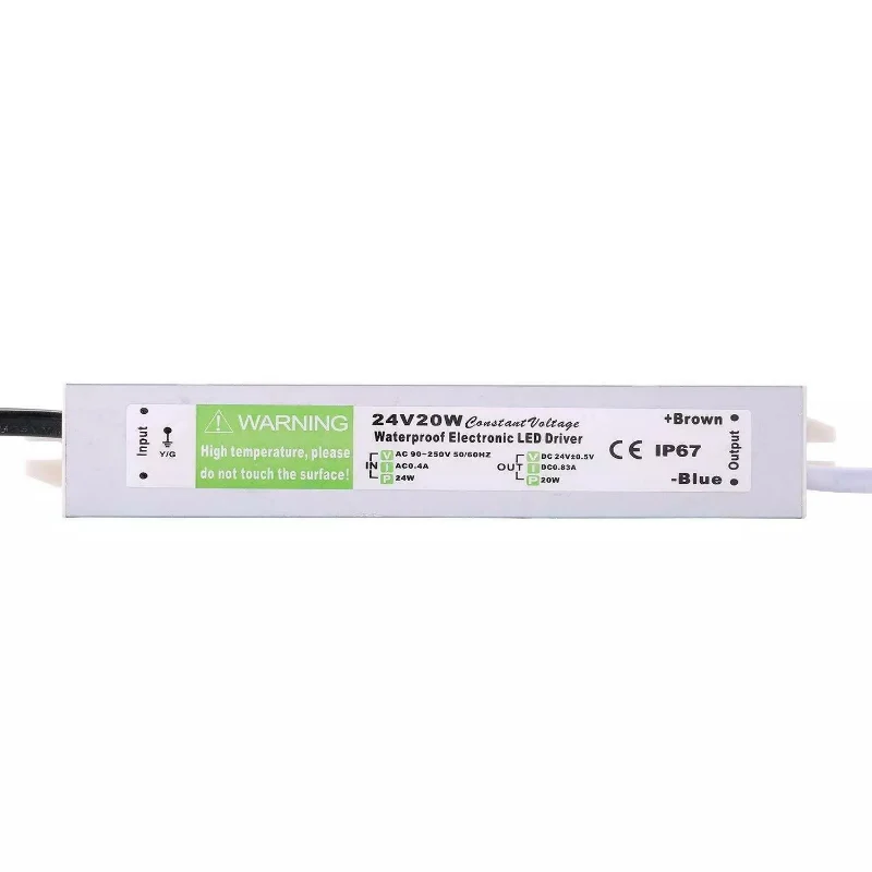 24V LED Trafo 20W IP67 – Konstantspannung für LED Streifen~2418