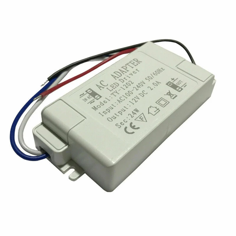 LED Transformator DC12V Netzteil Kompakttreiber 24W 2A Konstantspannung~2440