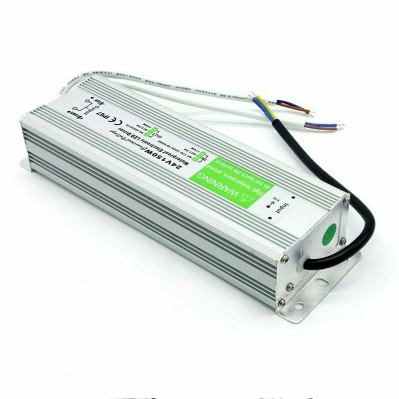 Wasserdichtes LED Netzteil 150W 24V DC IP67 Trafo für Außenbeleuchtung~2417