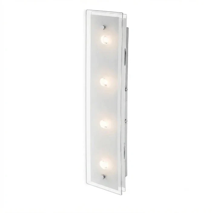 ESTO Lumiera LED-Wandleuchte 46 cm – weißes Glas, 840 lm, 3000 K