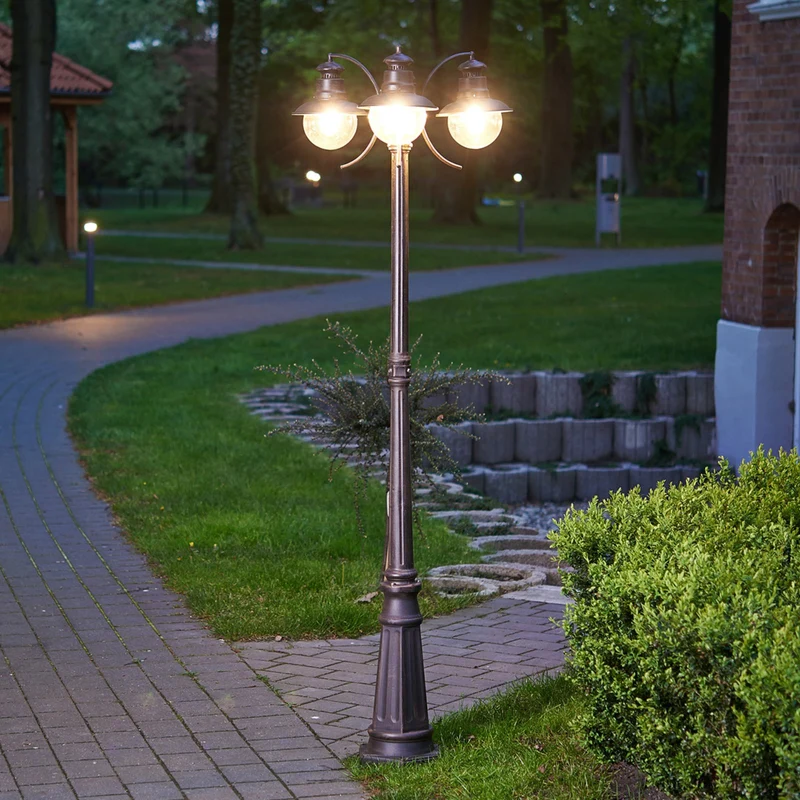 B-Ware Lindby Kandelaber Eddie Gartenleuchte Gartenlampe Lampe Leuchte Sockelleuchte