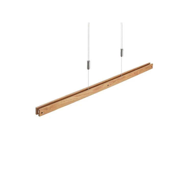 B-Ware Lindby Pendelleuchte Hängeleuchte LED Holz Esszimmer dimmbar Alimara warmweiß