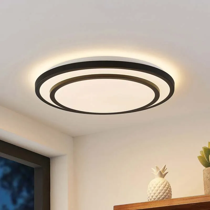 B-Ware Lindby Essina LED-Deckenlampe Deckenlampe Deckenstrahler Lampe Licht CCT dimmbar