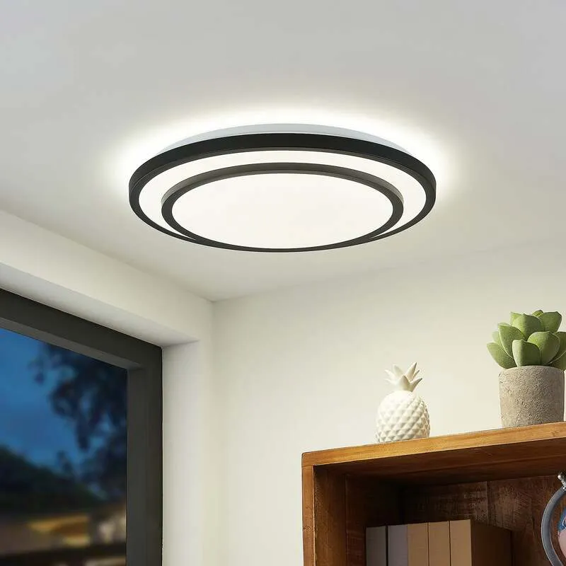B-Ware Lindby Essina LED-Deckenlampe Deckenlampe Deckenstrahler Lampe Licht CCT dimmbar