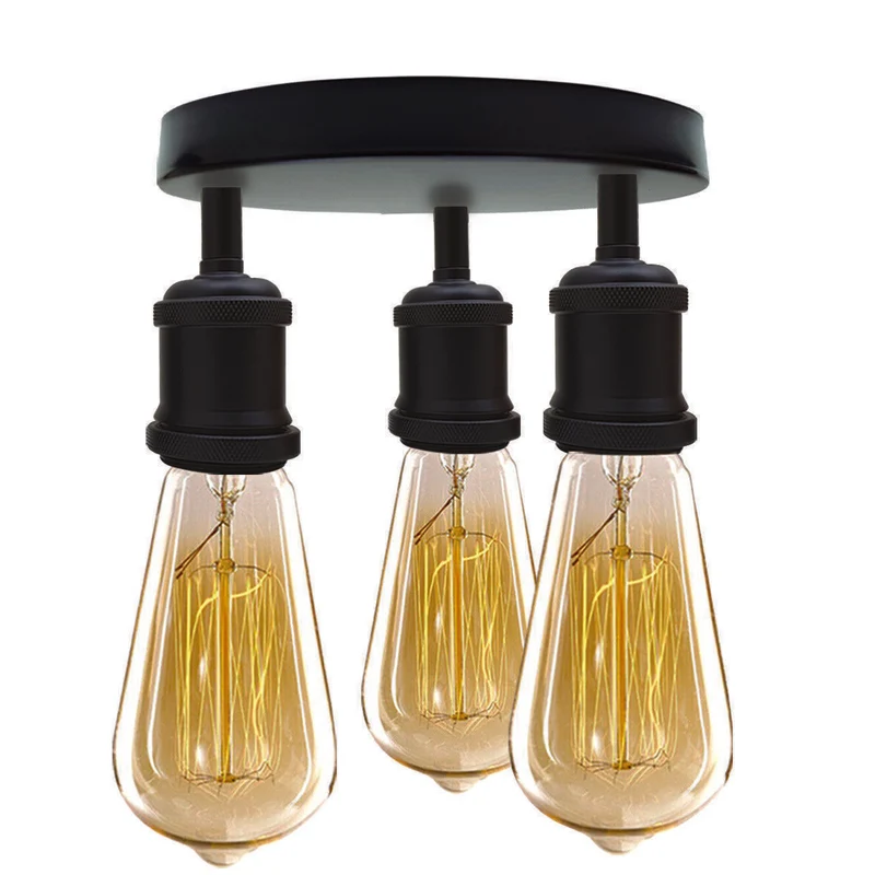 Retro Flush 3 way Decken pendelleuchte für esszimmer~2403