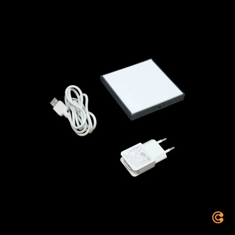 B-Ware Kartell Tischlampe Lantern LED Leuchte dimmbar recycelt transparent IP54 31cm